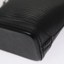 LOUIS VUITTON Epi Mini Lockit Charm Black LV Auth bs21489-9