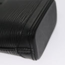 LOUIS VUITTON Epi Mini Lockit Charm Black LV Auth bs21489-16
