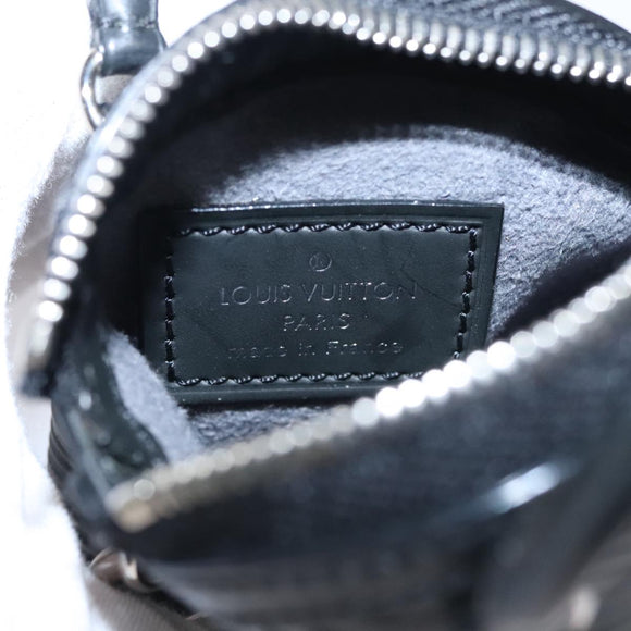 LOUIS VUITTON Epi Mini Lockit Charm Black LV Auth bs21489