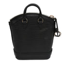 LOUIS VUITTON Epi Mini Lockit Charm Black LV Auth bs21489-2