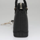 LOUIS VUITTON Epi Mini Lockit Charm Black LV Auth bs21489-3