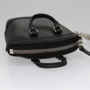 LOUIS VUITTON Epi Mini Lockit Charm Black LV Auth bs21489-6