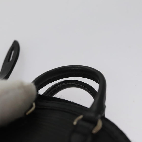 LOUIS VUITTON Epi Mini Lockit Charm Black LV Auth bs21489