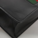 GUCCI Silvi Web Sherry Sherry Line Shoulder Bag Leather 421882 Auth bs21500-17