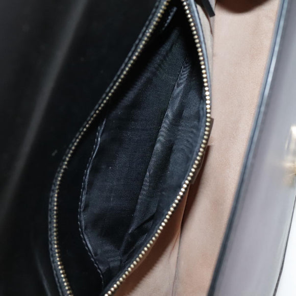 GUCCI Silvi Web Sherry Sherry Line Shoulder Bag Leather 421882 Auth bs21500