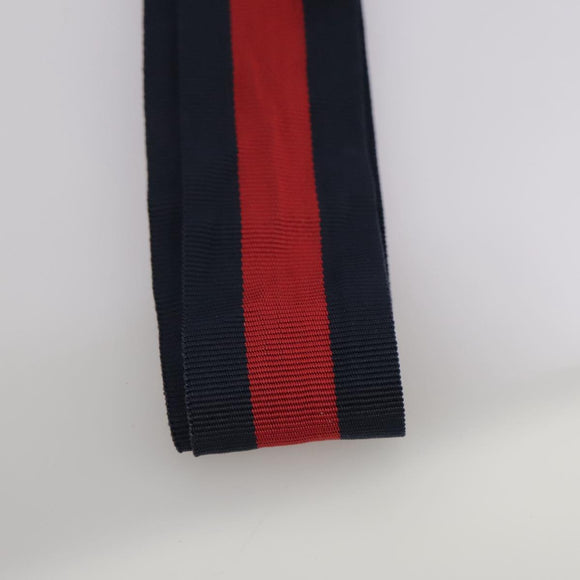 GUCCI Silvi Web Sherry Sherry Line Shoulder Bag Leather 421882 Auth bs21500