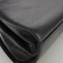 GIVENCHY Hand Bag Leather Black Gold Auth bs21514-12