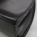 GIVENCHY Hand Bag Leather Black Gold Auth bs21514-13