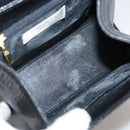 GIVENCHY Hand Bag Leather Black Gold Auth bs21514-17