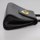 GIVENCHY Hand Bag Leather Black Gold Auth bs21514-5