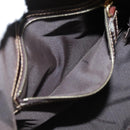 FENDI Zucchino Canvas Hand Bag Brown Gold Auth bs21516-22