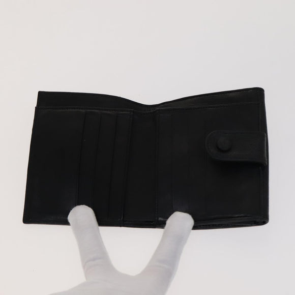 CHANEL Key Case Wallet Caviar Skin Black Pink CC Auth bs21518