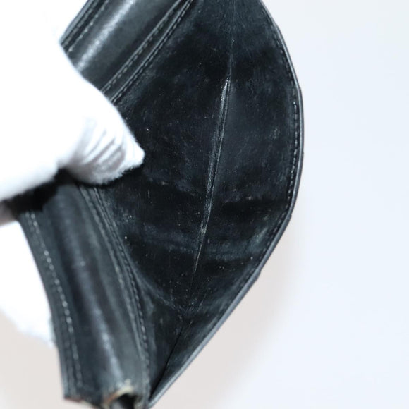 HERMES Day Planner Cover Leather 3Set Black Brown gray Auth bs21520