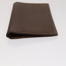 HERMES Day Planner Cover Leather 3Set Black Brown gray Auth bs21520-16