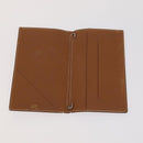 HERMES Day Planner Cover Leather 3Set Black Brown gray Auth bs21520-18