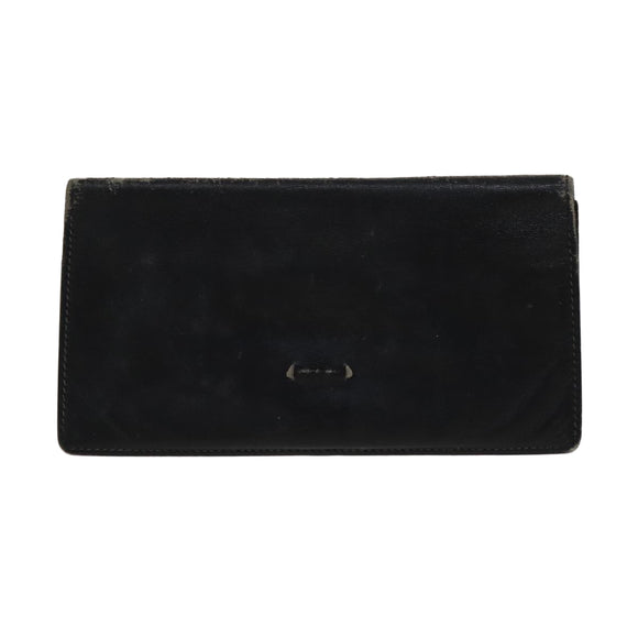 HERMES Day Planner Cover Leather 3Set Black Brown gray Auth bs21520