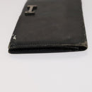 HERMES Day Planner Cover Leather 3Set Black Brown gray Auth bs21520-4
