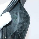 HERMES Day Planner Cover Leather 3Set Black Brown gray Auth bs21520-9