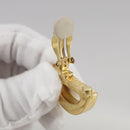 CELINE Earring metal Gold Auth bs21524-15