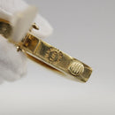 CELINE Earring metal Gold Auth bs21524-17