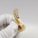 CELINE Earring metal Gold Auth bs21524-7