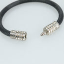LOUIS VUITTON Damier Graphite Bra Rubbed Digit Bracelet M6629E LV Auth bs21528-6