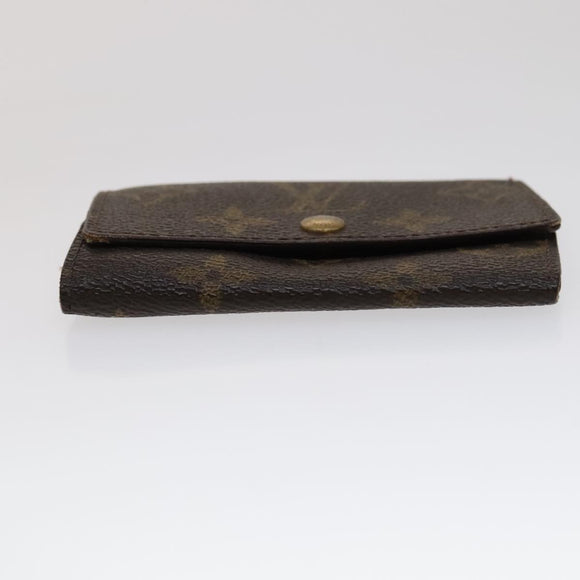 LOUIS VUITTON Monogram Key Case Wallet 4 Set LV Auth bs21530
