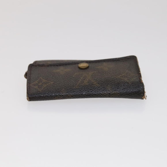 LOUIS VUITTON Monogram Key Case Wallet 4Set LV Auth bs21530