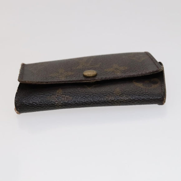 LOUIS VUITTON Monogram Key Case Wallet 4 Set LV Auth bs21530