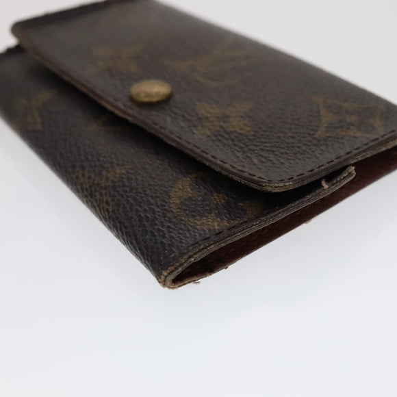 LOUIS VUITTON Monogram Key Case Wallet 4 Set LV Auth bs21530