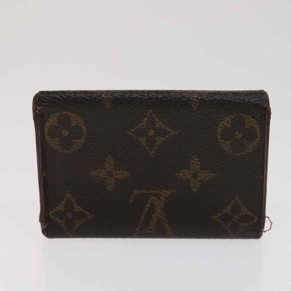 LOUIS VUITTON Monogram Key Case Wallet 4 Set LV Auth bs21530