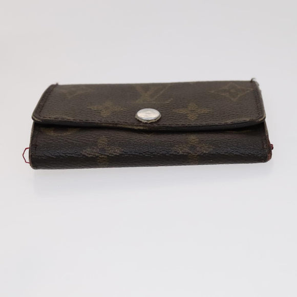 LOUIS VUITTON Monogram Key Case Wallet 4Set LV Auth bs21530