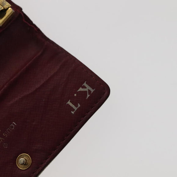 LOUIS VUITTON Monogram Key Case Wallet 4 Set LV Auth bs21530