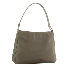 PRADA Shoulder Bag Nylon Khaki Auth bs21541