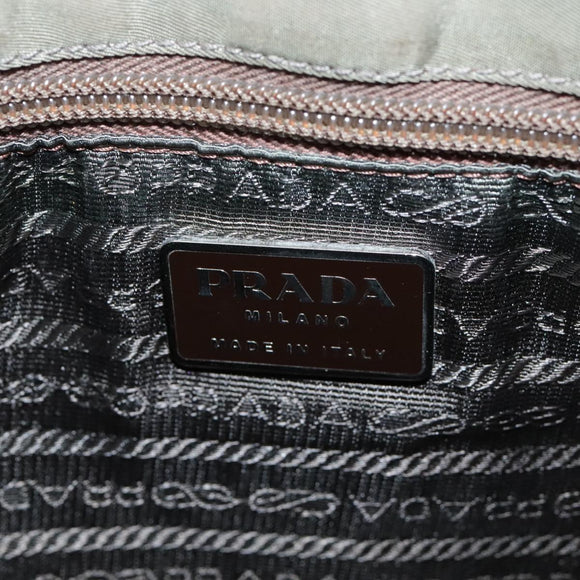 PRADA Shoulder Bag Nylon Khaki Auth bs21541