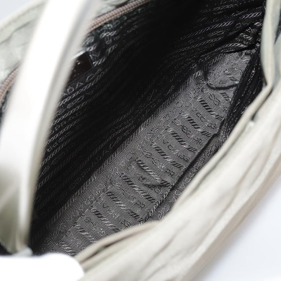 PRADA Shoulder Bag Nylon Khaki Auth bs21541