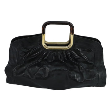 BALLY Hand Bag Patent leather Black Auth bs21553 - 0