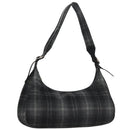 Salvatore Ferragamo Shoulder Bag Wool Gray Auth bs21555-1