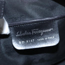 Salvatore Ferragamo Shoulder Bag Wool Gray Auth bs21555-12