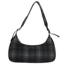 Salvatore Ferragamo Shoulder Bag Wool Gray Auth bs21555-13