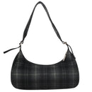 Salvatore Ferragamo Shoulder Bag Wool Gray Auth bs21555-2