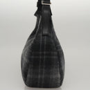 Salvatore Ferragamo Shoulder Bag Wool Gray Auth bs21555-4