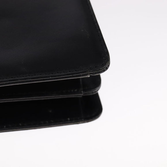 Salvatore Ferragamo Hand Bag Leather 2way Black Auth bs21557