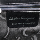 Salvatore Ferragamo Hand Bag Leather 2way Black Auth bs21557-12