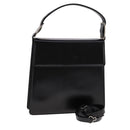 Salvatore Ferragamo Hand Bag Leather 2way Black Auth bs21557-1