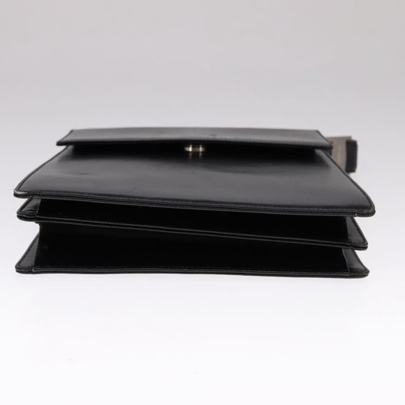Salvatore Ferragamo Hand Bag Leather 2way Black Auth bs21557