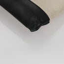 BALENCIAGA Clutch Bag Canvas Black White 420407 Auth bs21562-11