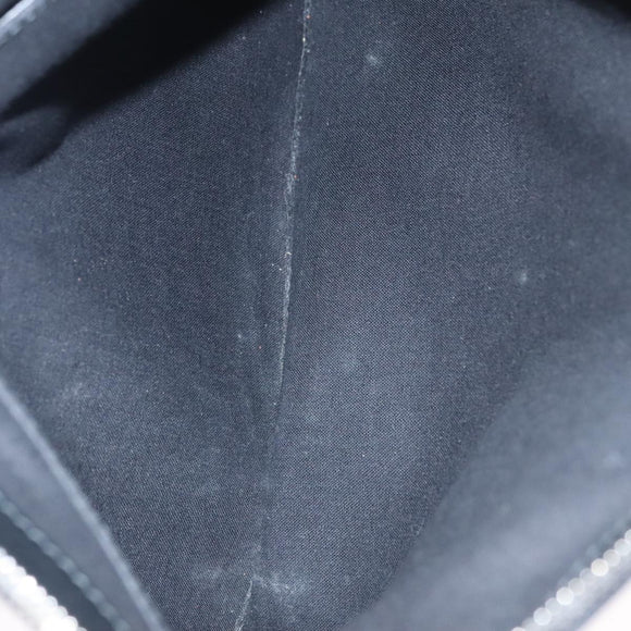 BALENCIAGA Clutch Bag Canvas Black White 420407 Auth bs21562