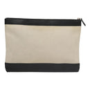 BALENCIAGA Clutch Bag Canvas Black White 420407 Auth bs21562-2