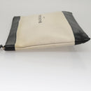 BALENCIAGA Clutch Bag Canvas Black White 420407 Auth bs21562-4